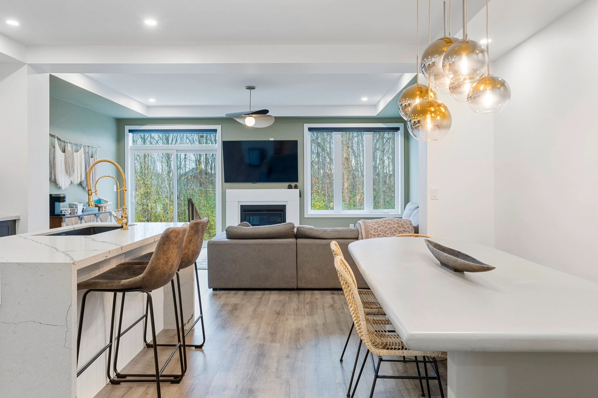 staged living room